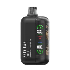 Blackberry Peach Lemon Priv Bar Turbo 15000
