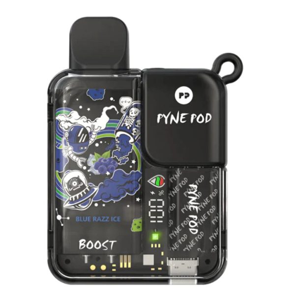 Blue Razz Ice Pyne Pod Boost 8500